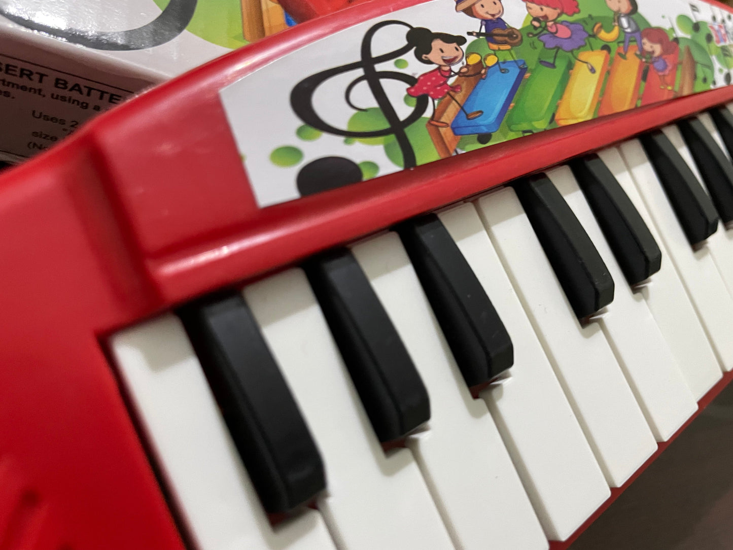 Portable Piano, Musical Toy for Kids, Power Source: 2xAA Battery (Not Included) - Color may change