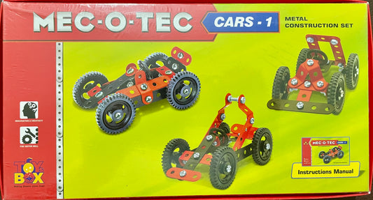 Puvis - MEC-O-TEC Cars -1 Metal Construction Toy, Building Blocks, Educational Toys for 7+ yrs Boys and Girls, Multicolor