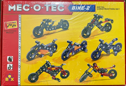 Puvis - MEC-O-TEC Bike 2 Metal Construction Toy, Building Blocks, Educational Toys for 7+ yrs Boys and Girls, Multicolor