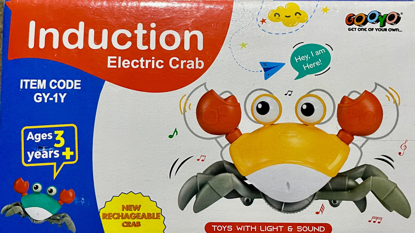 Toy Crab - Crawl with sound and lights - Birthday Gift for Kids Electric Toy