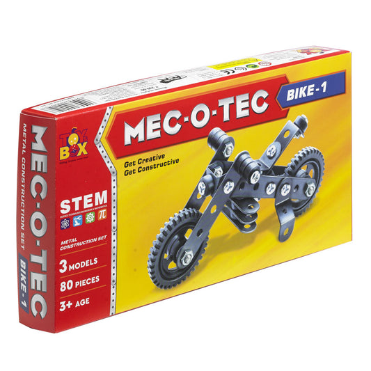 Puvis - MEC-O-TEC Bike 1 Metal Construction Toy, Building Blocks, Educational Toys for 8+ yrs Boys and Girls, Multicolor